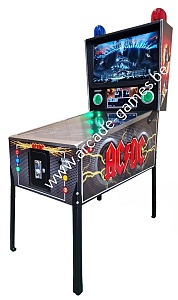 P-G 49" 4K PINBALL met 1300 games + Jukebox AC/DC 2