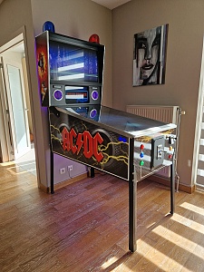 P-G 49" 4K PINBALL met 1300 games + Jukebox AC/DC 3