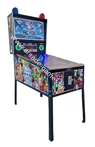 P-G 49" 4K PINBALL met 1300 games + Jukebox --THE FANTASTIC PINBALL-- 1