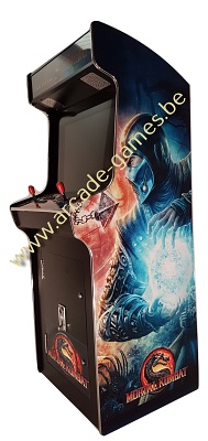 A-G 27 LCD arcade met 12800 GAMES 'MORTAL KOMBAT' + LED verlichting met afstandsbediening