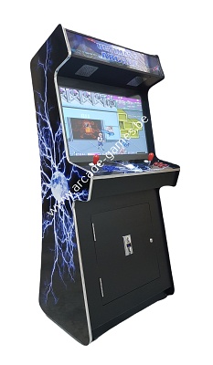 A-G 32 LCD arcade met 12800 GAMES SLIM CASE 'ULTIMATE ARCADE' en LED verlichting + afstandsbediening