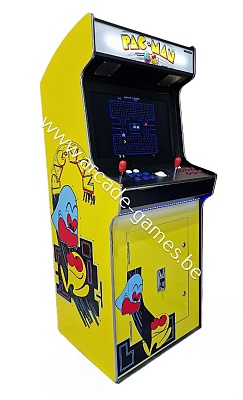 A-G 27' LCD arcade met 12800 GAMES 'PAC-MAN' + LED verlichting met afstandsbediening