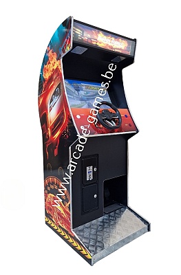 A-G 26 LCD RACING arcade met 500 RACING GAMES --BURNIN RUBBER--