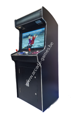 A-G 27 LCD arcade met 12800 GAMES 'FULL BLACK' + LED verlichting met afstandsbediening