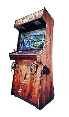 A-G 32 LCD arcade met 12800 GAMES + 2 LIGHTGUNS + LED WOOD
