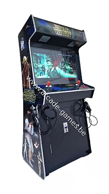 A-G 32 LCD arcade met 4500 GAMES + 2 LIGHTGUNS + LED 'STAR WARS'